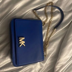 Micheal Kors royal blue crossbody